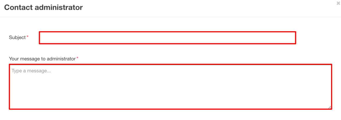 Compose your message with a subject and detailed description.